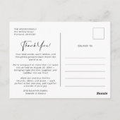 トリプレッ生まれたばかりのトベビーサンキューカード写真はがき ポストカード (裏面)