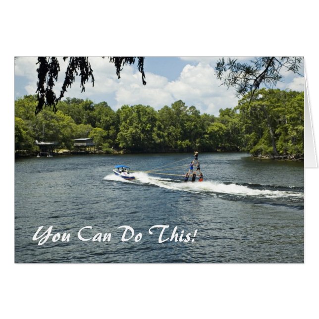 トリプレデッカーウォータースキーカード (正面横)