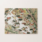 トリベッカNYCの古いワシントン市場1920年代 ジグソーパズル (横)