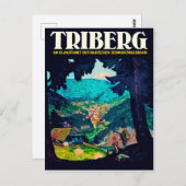 トリベルグim Schwarzwald、黒い森からの眺め ポストカード (正面/裏面)