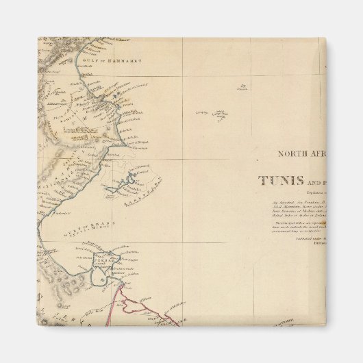 トリポリ・チュニス マグネット (正面)