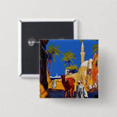 トリポリ – リビア（リビア） 缶バッジ (正面&裏面)