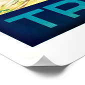 トリポリ・リビア・ヴィンテージ旅行 ポスター (角)