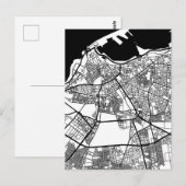 トリポリ リビア 都市地図 ポストカード (正面/裏面)