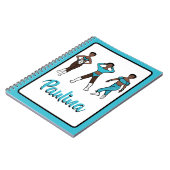 トリポーズダンサーアクア#1 ノートブック (左側)