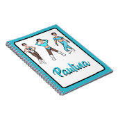 トリポーズダンサーアクア#2 ノートブック (右側)