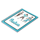 トリポーズダンサーアクア#2 ノートブック (左側)