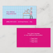 トリマーの名刺3.5"のx 2.0"、100パック後をつけて下さい 名刺 (正面/裏面)