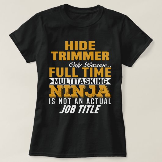 トリマーを非表示 Tシャツ (デザイン正面)