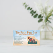 トリマーシェービングドッグファー 名刺 (スタンド正面)