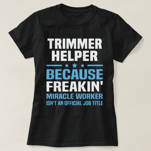 トリマーヘルパー Tシャツ (デザイン正面)