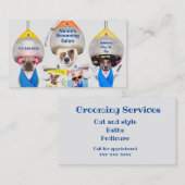 トリミングサロン　ビジネスカード 名刺 (正面/裏面)