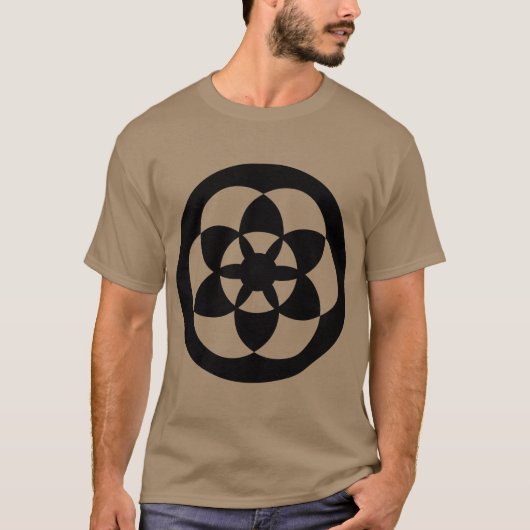 トリミング円01 – 黒 Tシャツ (正面)