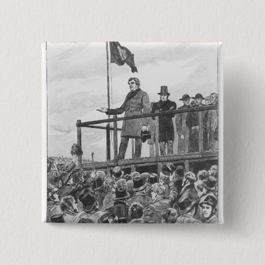 トリムの会合のダニエルO'Connel 缶バッジ (正面)