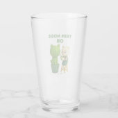 トリムモード オン: かわいい猫の庭師 & トピアリーアート タンブラーグラス (裏面)