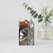 トリム用の熟練した作業者の登山アップツリー 名刺 (スタンド正面)