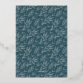 トリメリーオ |写真モダンコラージュ3 箔シーズンカード (裏面)