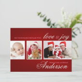 トリモダンフォトホリデーコラージュカード シーズンカード (スタンド正面)