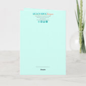 トリュフと共に - チョコレートの恋愛パンクカード カード (裏面)