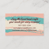 トリュフスチョコレート菓子 名刺 (裏面)