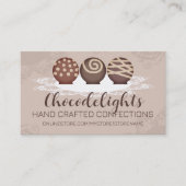 トリュフレズチョコレートキャンディーズ菓子 名刺 (正面)