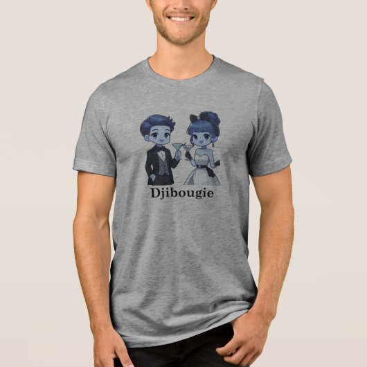 トリユニセックスブレンドTシャツジブギー トライブレンドＴシャツ (正面)