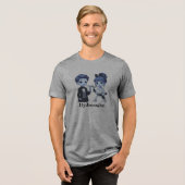 トリユニセックスブレンドTシャツジブギー トライブレンドＴシャツ (正面全面)