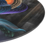 トリリア – オレンジ色の月の女神 カッティングボード (角)