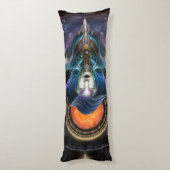 トリリア – オレンジ色の月の女神 ボディピロー (裏面 (縦))