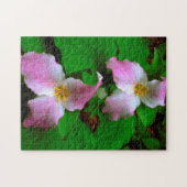 トリリウムの野の花 ジグソーパズル (横)