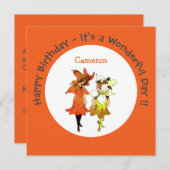 トリリウムタイガーリリーお洒落花パーティー供給 招待状 (正面/裏面)