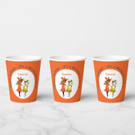 トリリウムタイガーリリーお洒落花パーティー供給 紙コップ