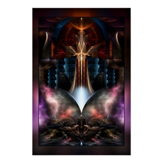 トリリコン縁どフレーム ポスター (正面)