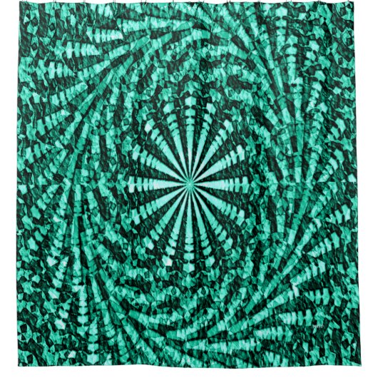 トリリン緑..... シャワーカーテン (正面)