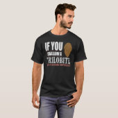 トリロバイト化石ハンター未来の古生物学者ジオ Tシャツ (正面フル)
