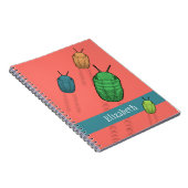 トリロバイト移動 – 先史時代の動物 ノートブック (右側)