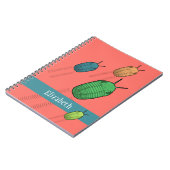 トリロバイト移動 – 先史時代の動物 ノートブック (左側)