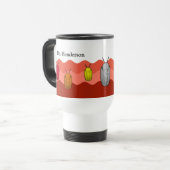 トリロビテスの台頭 – 先史時代の動物 トラベルマグ (正面左)