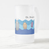 トリロビテスの台頭 – 先史時代の動物 フロストグラスビールジョッキ (正面右)