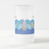 トリロビテスの台頭 – 先史時代の動物 フロストグラスビールジョッキ (中央)