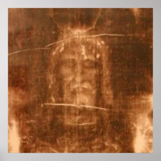 トリンイエスキリスト顔シュラウド、聖顔 ポスター (正面)