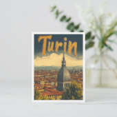 トリンイタリアアートヴィンテージトラベルイラストレーション ポストカード (スタンド正面)