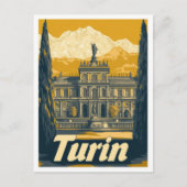 トリンイタリアヴィンテージトラベルイラストレーション ポストカード (正面)