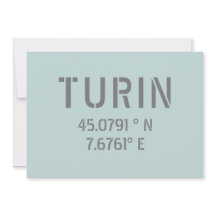 トリンイタリア緯度と経度の座標