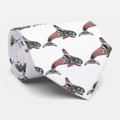 トリンギットのシャチ及びワシ ネクタイ (ロール)