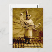 トリンギットインディアンスケグウェイアラスカヴィンテージ ポストカード (正面/裏面)