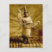 トリンギットインディアンスケグウェイアラスカヴィンテージ ポストカード (正面)