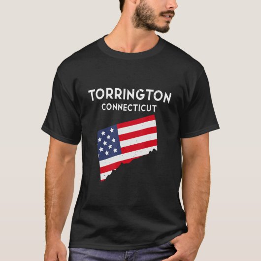 トリントンコネチカットUSA州アメリカトラベル Tシャツ (正面)