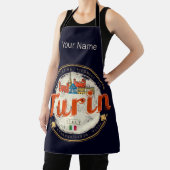 トリンピエモンテレトロスカイラインイタリアンヴィンテージパスタ エプロン (インサイチュ)