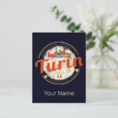 トリンピエモンテレトロスカイラインイタリアンヴィンテージパスタ シーズンポストカード (スタンド正面)